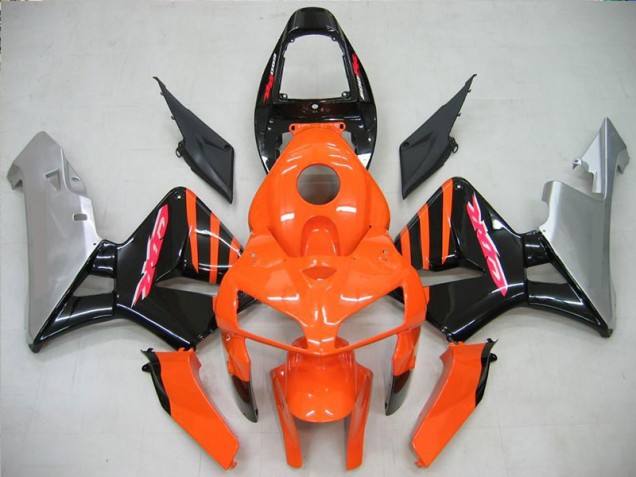 Arancia Nero Carena Moto CBR 600 RR 05-06 Arancia Nero Carena Moto CBR 600 RR 05-06