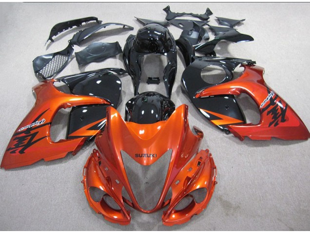 Arancia Nero Kits Carenatura Moto Iniezione GSXR 1300 Hayabusa 08-19