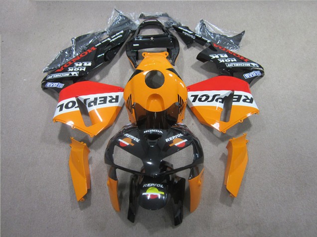 Arancia Nero Repsol Kit Completo Carenatura Moto ABS CBR 600 RR 05-06 Arancia Nero Repsol Kit Completo Carenatura Moto ABS CBR 600 RR 05-06