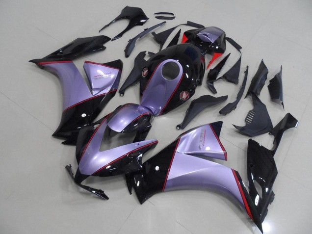 Argento Grigio con Lucido Nero Carene Moto CBR 1000 RR 12-16 Argento Grigio con Lucido Nero Carene Moto CBR 1000 RR 12-16