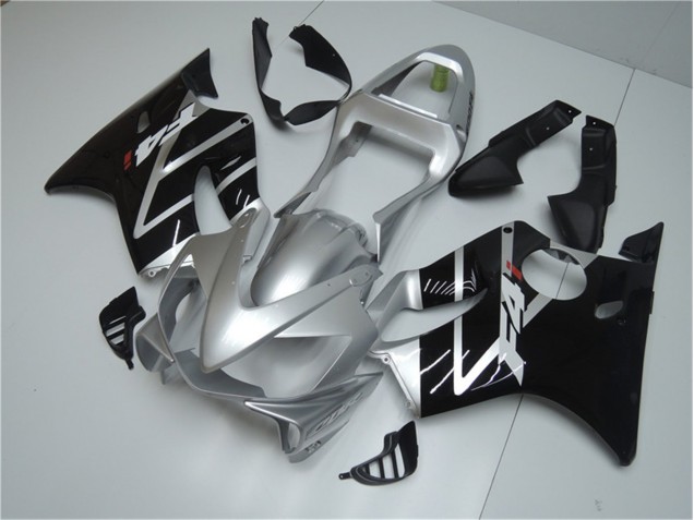 Argento Nero Carene Moto CBR 600 F4i 01-03 Argento Nero Carene Moto CBR 600 F4i 01-03