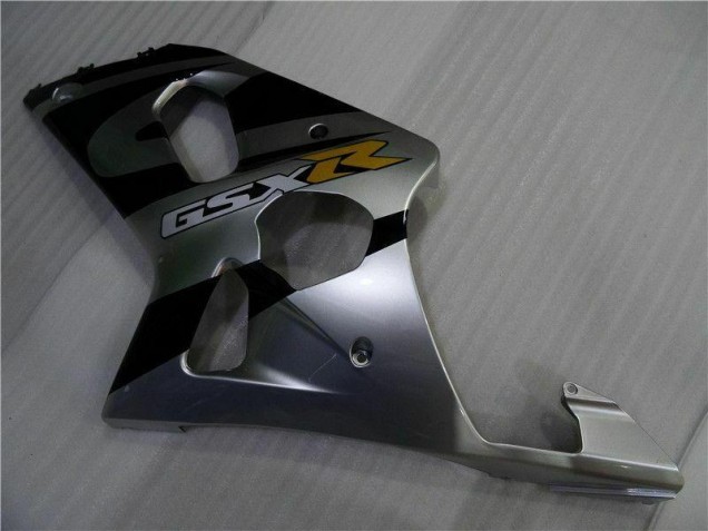 Argento Nero Carene Moto GSXR 1000 K1 00-02 Argento Nero Carene Moto GSXR 1000 K1 00-02