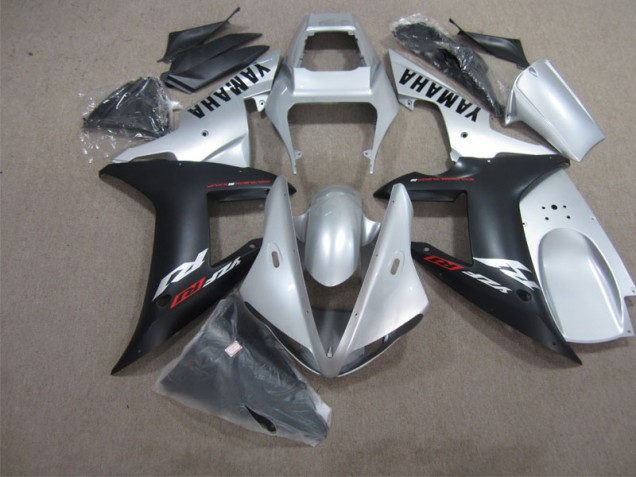 Argento Nero Carene Moto R1 04-06 Argento Nero Carene Moto R1 04-06