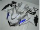 Bianco Argento Blu Carene Moto GSXR 600 / 750 K8 08-10 Bianco Argento Blu Carene Moto GSXR 600 / 750 K8 08-10