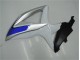 Bianco Argento Blu Carene Moto GSXR 600 / 750 K8 08-10 Bianco Argento Blu Carene Moto GSXR 600 / 750 K8 08-10