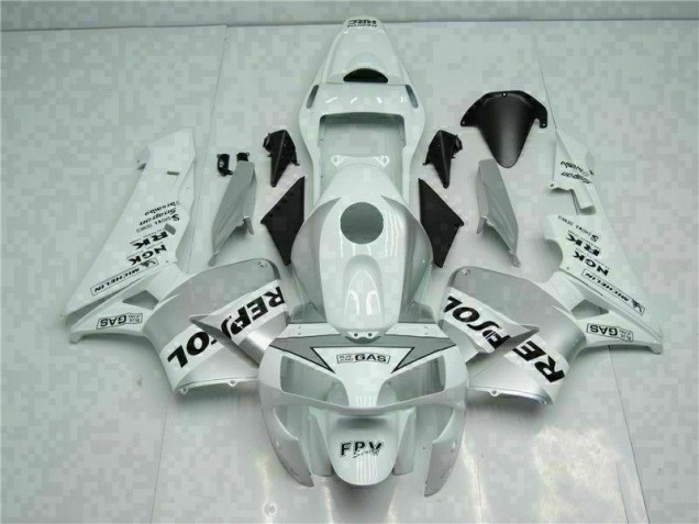 Bianco Argento Repsol Carene Moto CBR 600 RR 03-04 Bianco Argento Repsol Carene Moto CBR 600 RR 03-04