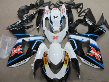 Bianco Blu Brux Dark Dog Carene Moto GSXR 1000 K9 09-16
