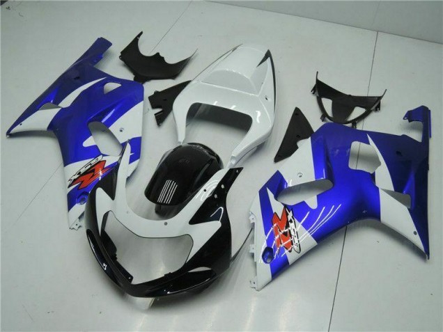 Bianco Blu Carene Moto GSXR 600 / 750 K1 K2 K3 01-03