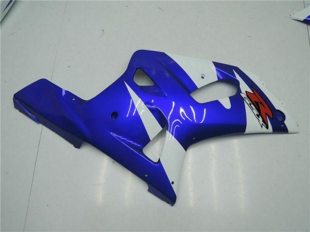 Bianco Blu Carene Moto GSXR 600 / 750 K1 K2 K3 01-03