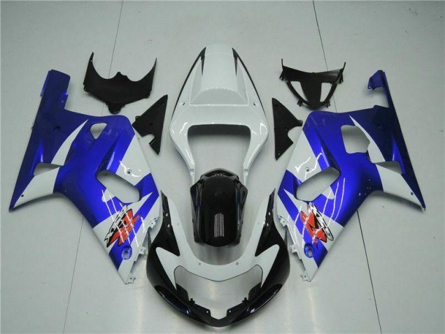 Bianco Blu Carene Moto GSXR 600 / 750 K1 K2 K3 01-03