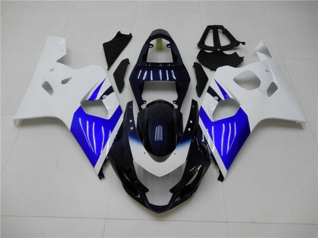 Bianco Blu Carene Moto GSXR 600 / 750 K4 04-05 Bianco Blu Carene Moto GSXR 600 / 750 K4 04-05