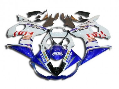 Bianco Blu Fiat Motul Dunlop Carene Moto R6 03-05