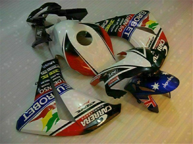 Bianco Blu Kit Carenatura Motocicletta Completo ABS CBR 1000 RR 08-11