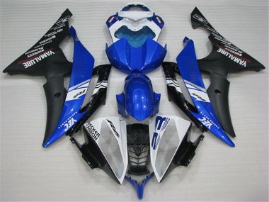 Bianco Blu Nero Carene Moto R6 08-16