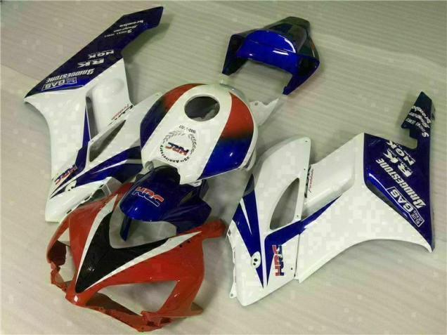 Bianco Blu Rosso Carene Moto CBR 1000 RR 04-05
