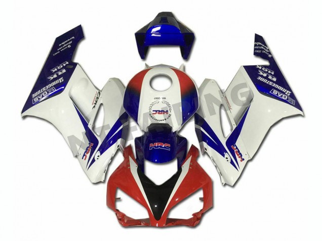 Bianco Blu Rosso Carene Moto CBR 1000 RR 04-05