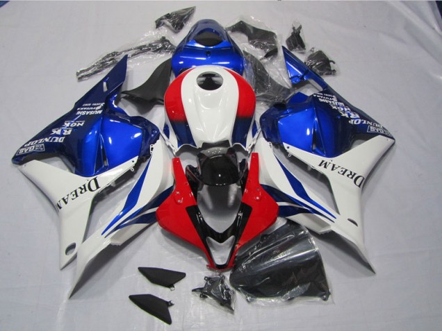 Bianco Blu Rosso DREAM Kits Carenatura Moto CBR 600 RR 09-12