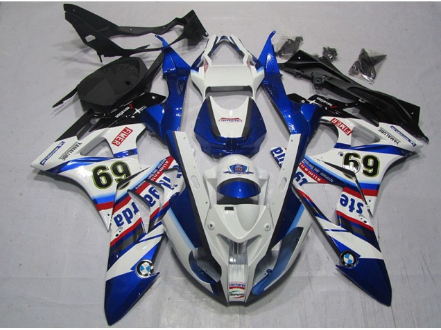 Bianco Blu Sterilgarda 69 Carene Moto S1000RR 09-14