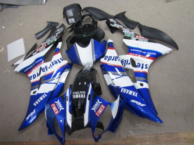 Bianco Blu Sterilgarda Volvo Carene Moto R6 06-07 Bianco Blu Sterilgarda Volvo Carene Moto R6 06-07