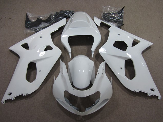 Bianco Carene Moto GSXR 600 K1 K2 K3 01-03 Bianco Carene Moto GSXR 600 K1 K2 K3 01-03