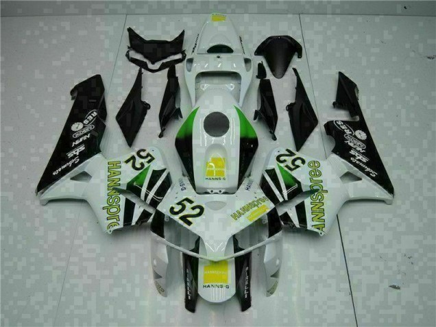 Bianco Giallo Verde 52 Carene Moto CBR 600 RR 05-06 Bianco Giallo Verde 52 Carene Moto CBR 600 RR 05-06