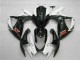 Bianco Nero ABS Kits Carena Moto GSXR 600 / 750 K6 06-07