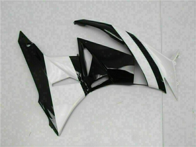 Bianco Nero ABS Kits Carena Moto ZX6R 09-12 Bianco Nero ABS Kits Carena Moto ZX6R 09-12