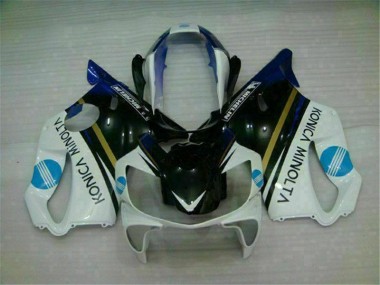 Bianco Nero ABS Kits Carenatura Moto CBR 600 F4i 04-07
