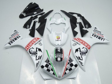 Bianco Nero Abrath Carene Moto R1 12-14