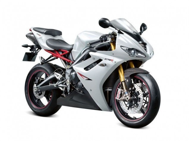 Bianco Nero Carene Moto Daytona 675 Triple 06-08