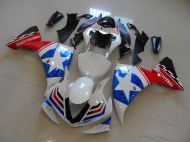 Bianco Nero Ducati Stella Carene Moto R1 12-14