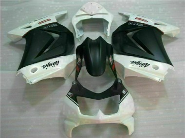 Bianco Nero Ninja 3M Carene Moto EX250 08-12