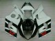 Bianco Nero Plastica Moto GSXR 1000 K3 03-04