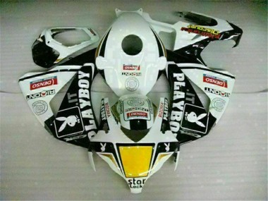 Bianco Nero Playboy ABS Moto Plastica & Moto Carena CBR 1000 RR 08-11