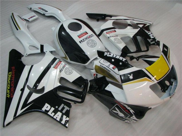 Bianco Nero Playboy Carene Moto CBR 600 F3 95-98 Bianco Nero Playboy Carene Moto CBR 600 F3 95-98