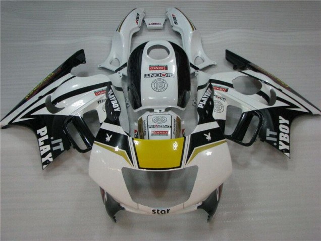 Bianco Nero Playboy Carene Moto CBR 600 F3 95-98 Bianco Nero Playboy Carene Moto CBR 600 F3 95-98