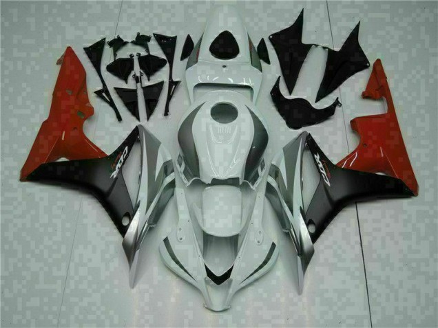 Bianco Nero Rosso ABS Moto Plastica & Carena CBR 600 RR 07-08 Bianco Nero Rosso ABS Moto Plastica & Carena CBR 600 RR 07-08