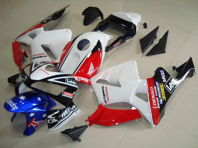 Bianco Nero Rosso Lee Carene Moto CBR 600 RR 03-04 Bianco Nero Rosso Lee Carene Moto CBR 600 RR 03-04
