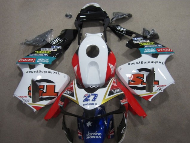 Bianco Rosso Blu Lee 27 Carene Moto CBR 600 RR 05-06