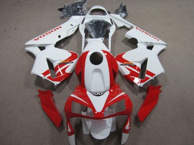 Bianco Rosso Carene Moto CBR 600 RR 03-04