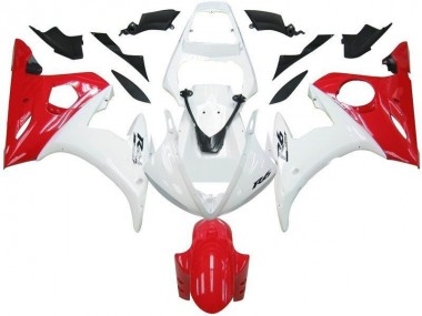 Bianco Rosso Carene Moto R6 03-05