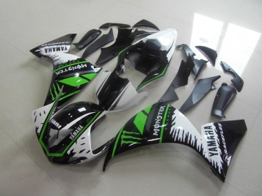 Bianco Verde Monster Carene Moto R1 12-14