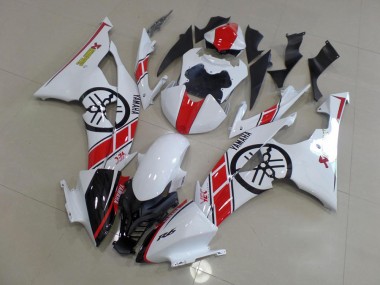 Bianco con Big Yamaha Logo Carene Moto R6 08-16