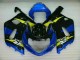 Blu ABS Moto Plastica & Carene GSXR 600 / 750 K1 K2 K3 01-03 Blu ABS Moto Plastica & Carene GSXR 600 / 750 K1 K2 K3 01-03