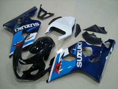 Blu Bianco Carene Moto GSXR 750 K4 04-05