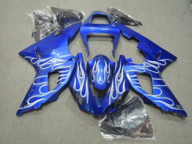 Blu Bianco Fiamma Carene Moto R1 00-01