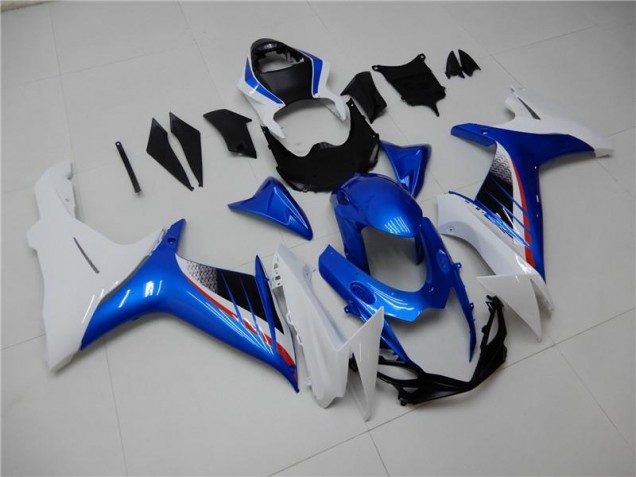 Blu Bianco Kit Carenatura Moto Completa GSXR 600 / 750 K11 11-24 Blu Bianco Kit Carenatura Moto Completa GSXR 600 / 750 K11 11-24