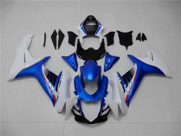 Blu Bianco Kit Carenatura Moto Completa GSXR 600 / 750 K11 11-24 Blu Bianco Kit Carenatura Moto Completa GSXR 600 / 750 K11 11-24