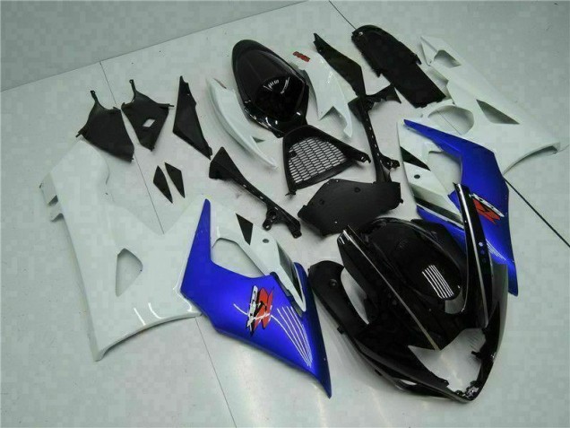 Blu Bianco Kits Carenatura Motocicletta Completo ABS GSXR 1000 K5 05-06 Blu Bianco Kits Carenatura Motocicletta Completo ABS GSXR 1000 K5 05-06