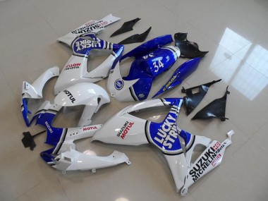 Blu Bianco Lucky Strike Motul 34 Carene Moto GSXR 750 K6 06-07